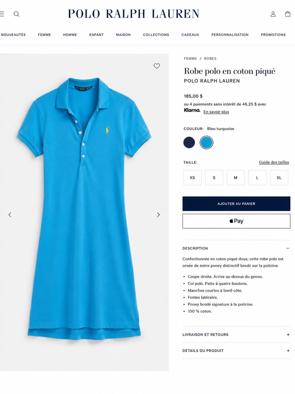 Ralph Lauren sport dress